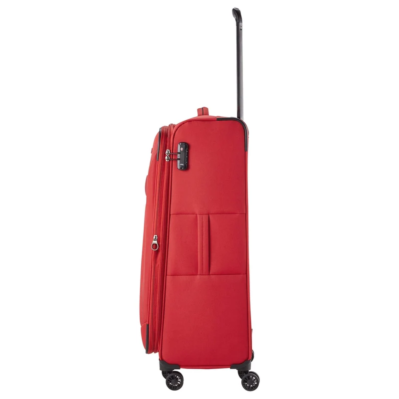 Travelite Chios - Trolley de 4 ruedas L 78 cm expandible (rot)