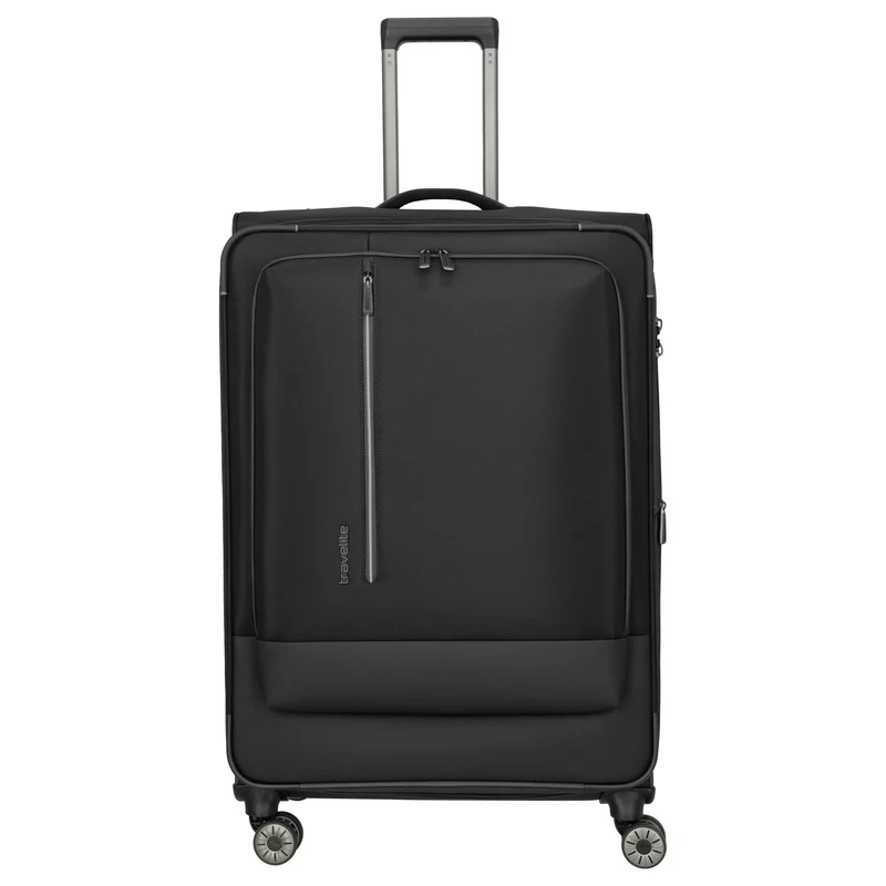 Travelite Crosslite - Trolley XL de 4 ruedas 81 cm expandible (schwarz)