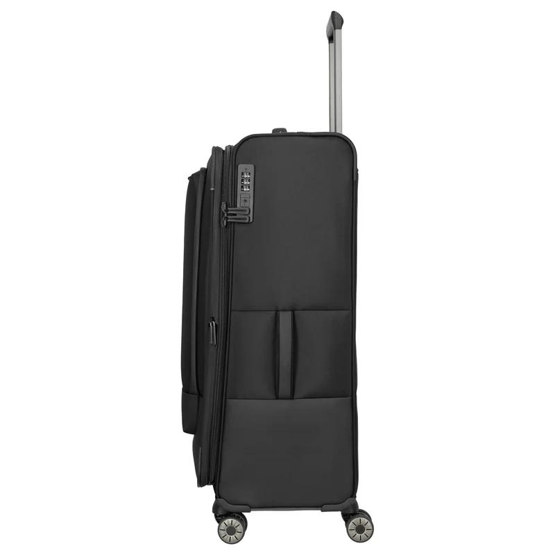 Travelite Crosslite - Trolley XL de 4 ruedas 81 cm expandible (schwarz)