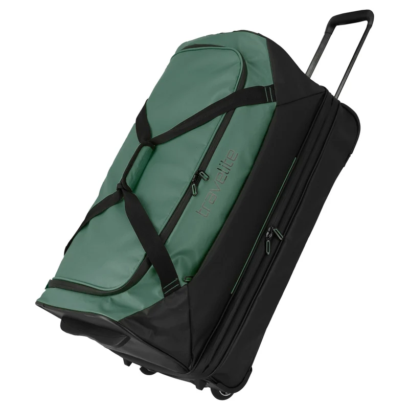 Travelite Basics - Bolsa de viaje con ruedas Plane 98/119L 70 cm expandible (grün)