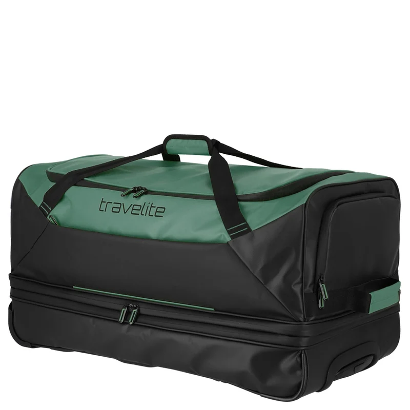 Travelite Basics - Bolsa de viaje con ruedas Plane 98/119L 70 cm expandible (grün)