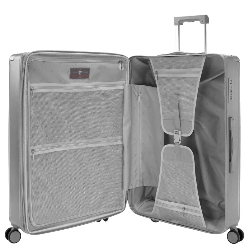 Heys Luxe - Trolley de 4 ruedas L 76 cm expandible (silver)
