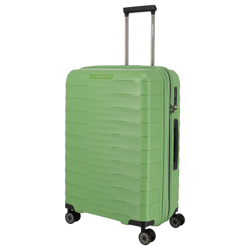 Travelite Mooby - Set de trolley con 4 ruedas L/M/S 3 piezas extendido (grün)