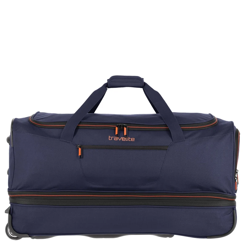 Travelite Basics - Bolsa de viaje con ruedas 98/119L 70 cm expandible (navy)