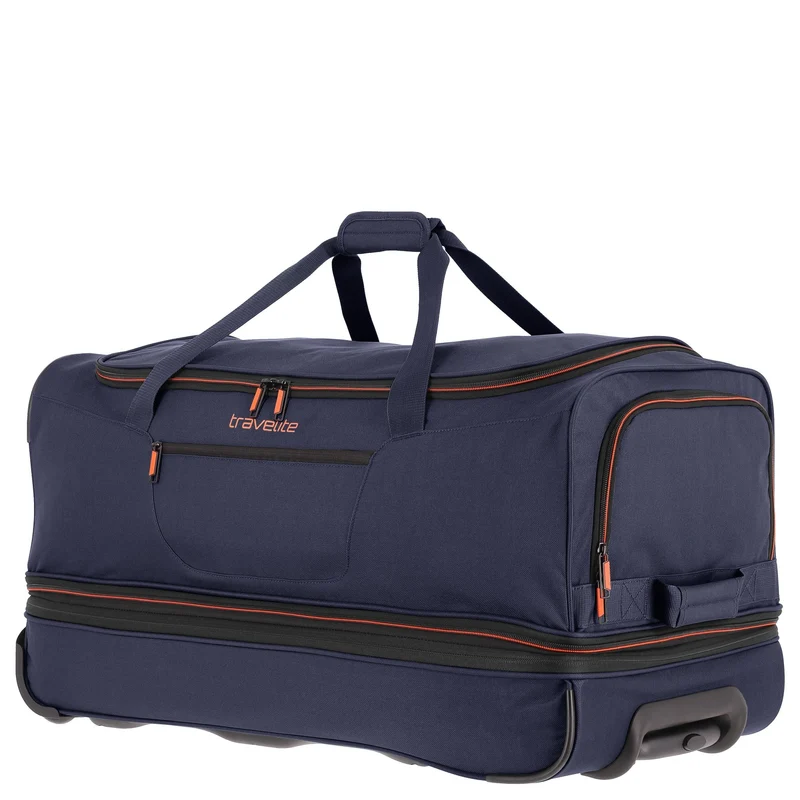 Travelite Basics - Bolsa de viaje con ruedas 98/119L 70 cm expandible (navy)