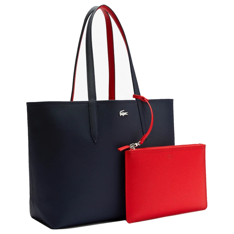 Lacoste Anna - Bolso shopper 35 cm (blue red)