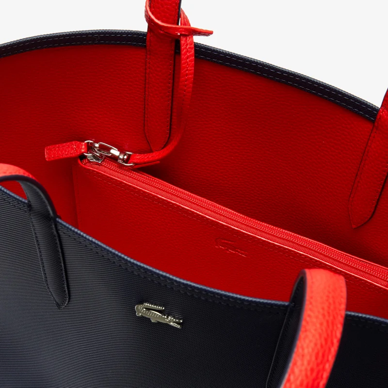 Lacoste Anna - Bolso shopper 35 cm (blue red)