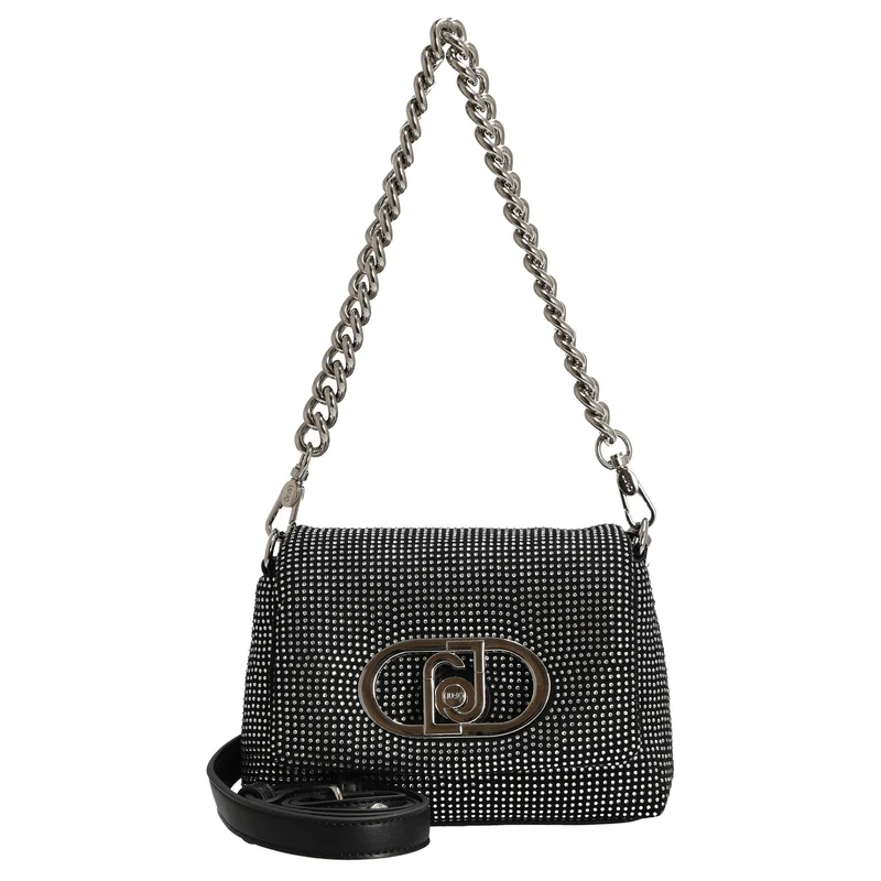 Liu Jo Lapuffy - Bolso bandolera 19 cm (nero/steel)
