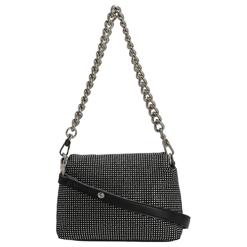 Liu Jo Lapuffy - Bolso bandolera 19 cm (nero/steel)