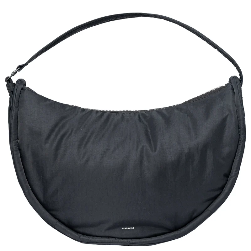 Sandqvist Curve Half Moon Bag L - Bolso bandolera 42 cm (black)