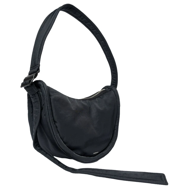 Sandqvist Curve Half Moon Bag S - Bolso bandolera 26 cm (black)
