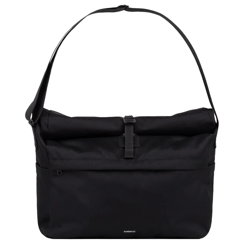 Sandqvist Icon Messenger Bag - Bolso bandolera 14" 49 cm (black)