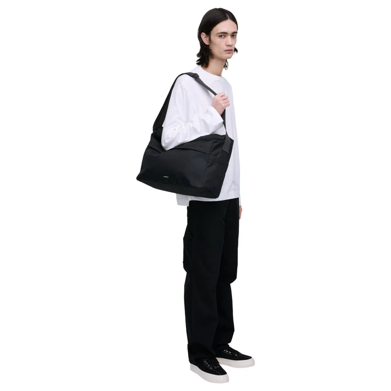 Sandqvist Icon Messenger Bag - Bolso bandolera 14" 49 cm (black)
