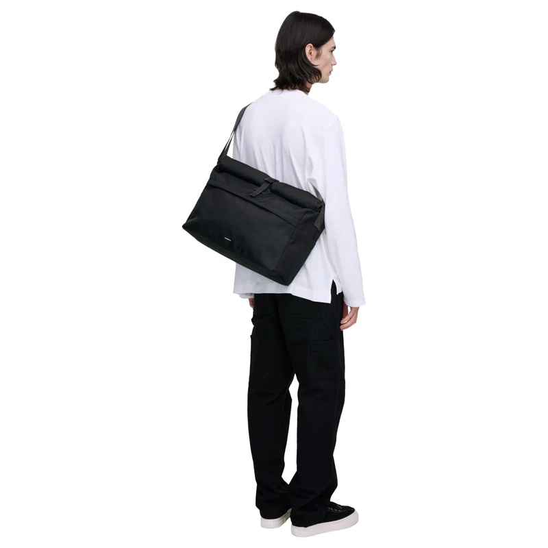 Sandqvist Icon Messenger Bag - Bolso bandolera 14" 49 cm (black)