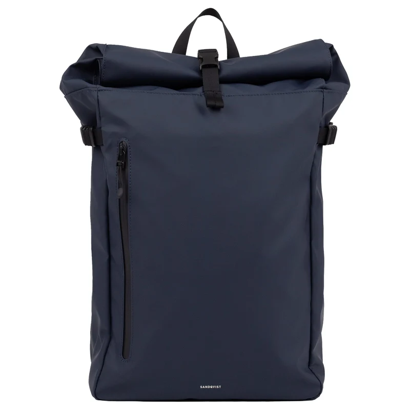 Sandqvist Stream Slim Rolltop - Mochila 16" 65 cm (navy)