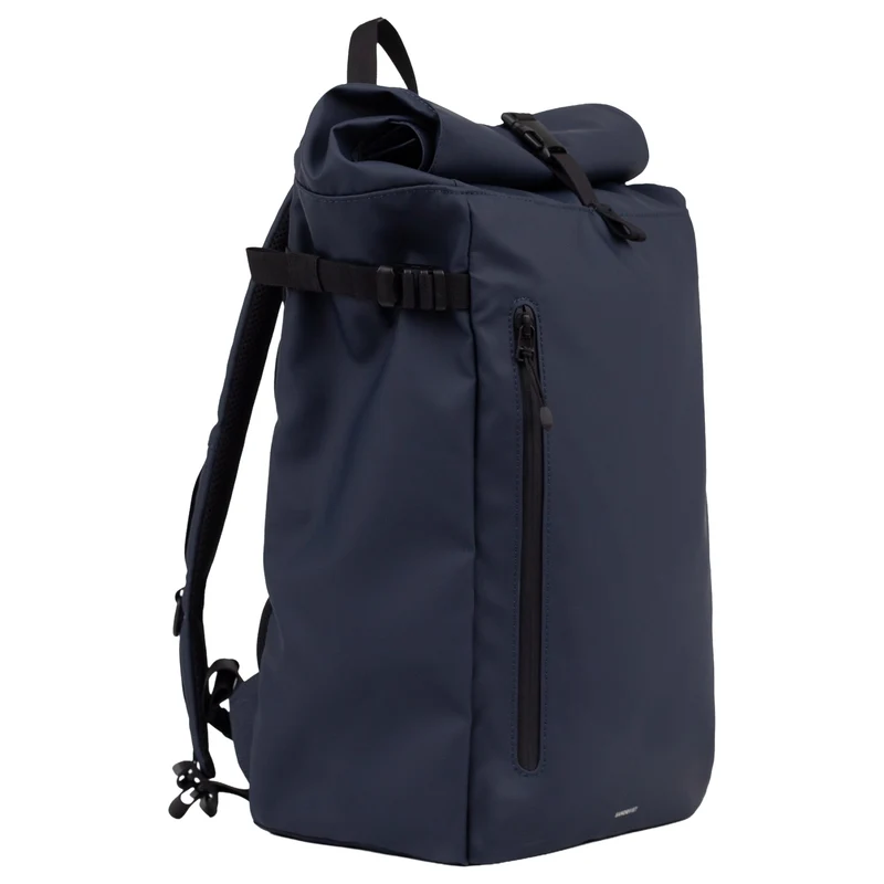 Sandqvist Stream Slim Rolltop - Mochila 16" 65 cm (navy)