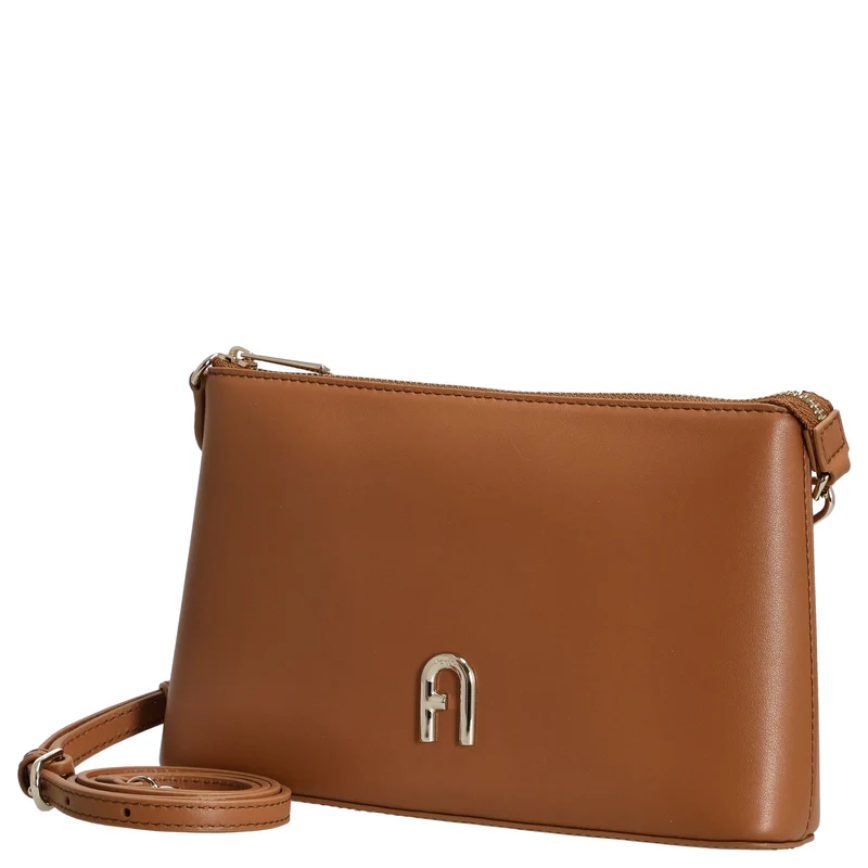 Furla Diamante Mini Crossbody - Bolso de hombro 21 cm (color: brandy)