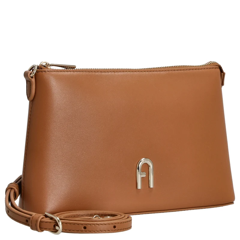 Furla Diamante Mini Crossbody - Bolso de hombro 21 cm (color: brandy)