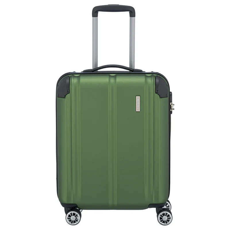 Travelite City - Trolley de cabina con 4 ruedas S 55 cm (green)