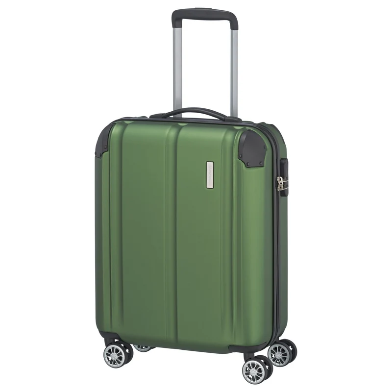 Travelite City - Trolley de cabina con 4 ruedas S 55 cm (green)