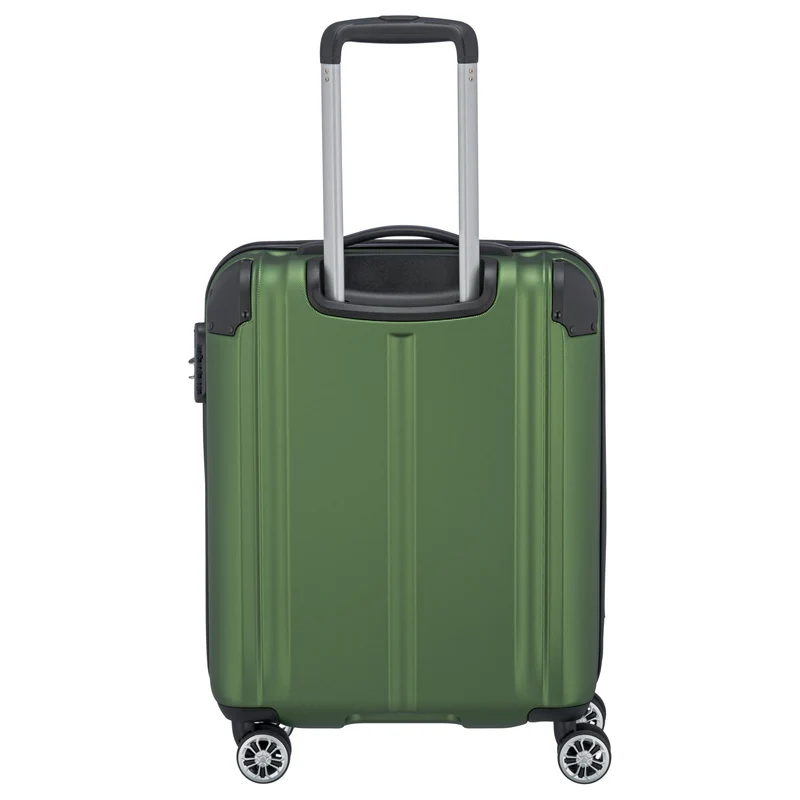 Travelite City - Trolley de cabina con 4 ruedas S 55 cm (green)