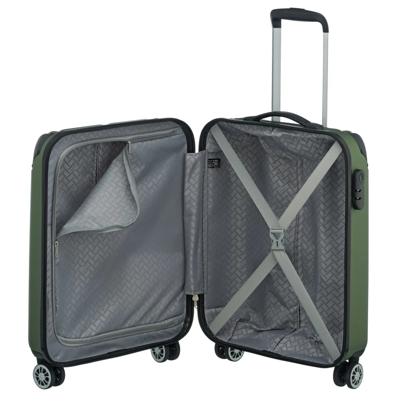 Travelite City - Trolley de cabina con 4 ruedas S 55 cm (green)