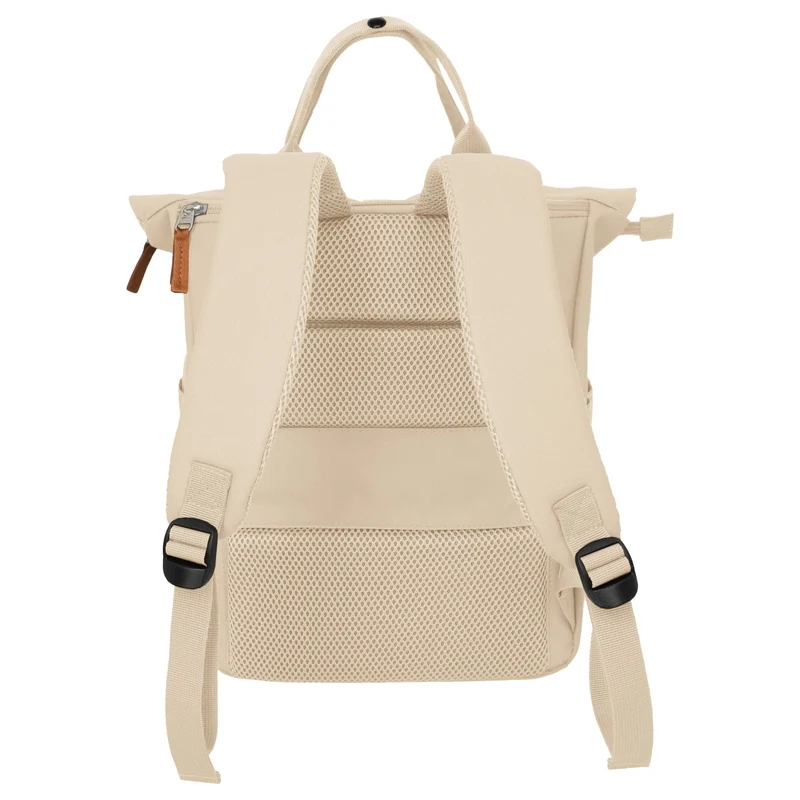 Travelite Basics Short Handle - Rolltop mochila 46 cm expandible (off-white)