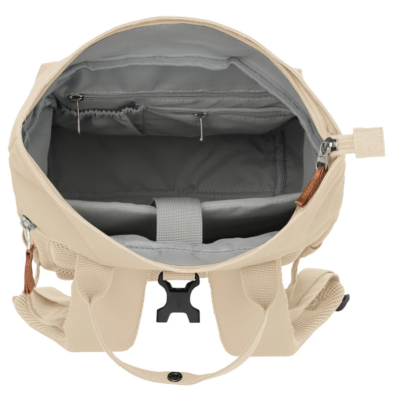 Travelite Basics Short Handle - Rolltop mochila 46 cm expandible (off-white)