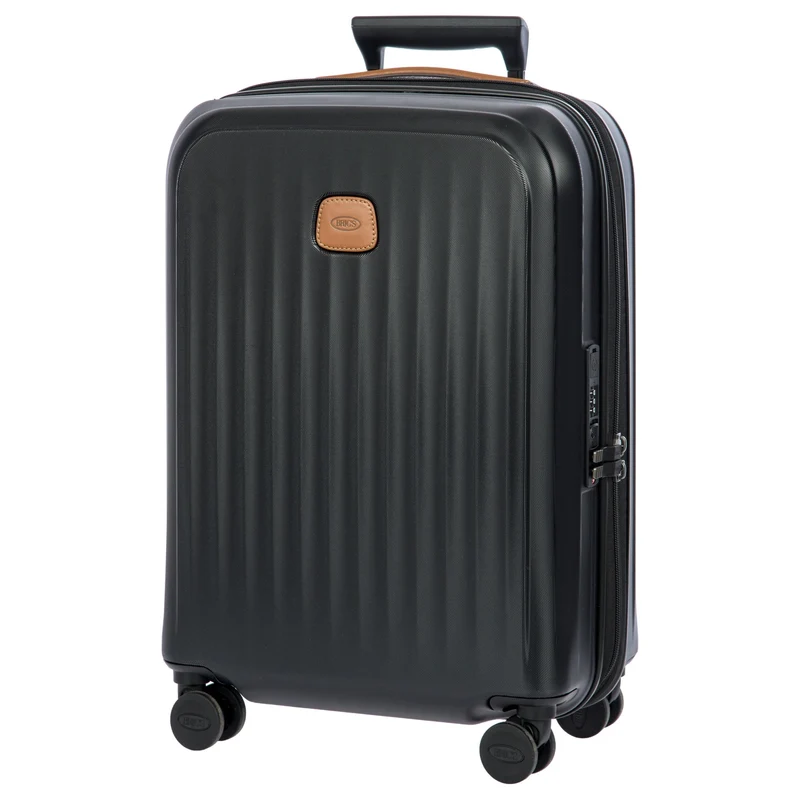 Brics Taormina - Trolley de cabina S 55 cm expandible USB (schwarz)