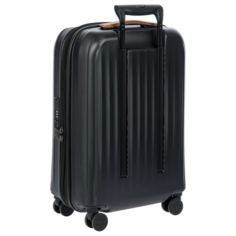 Brics Taormina - Trolley de cabina S 55 cm expandible USB (schwarz)