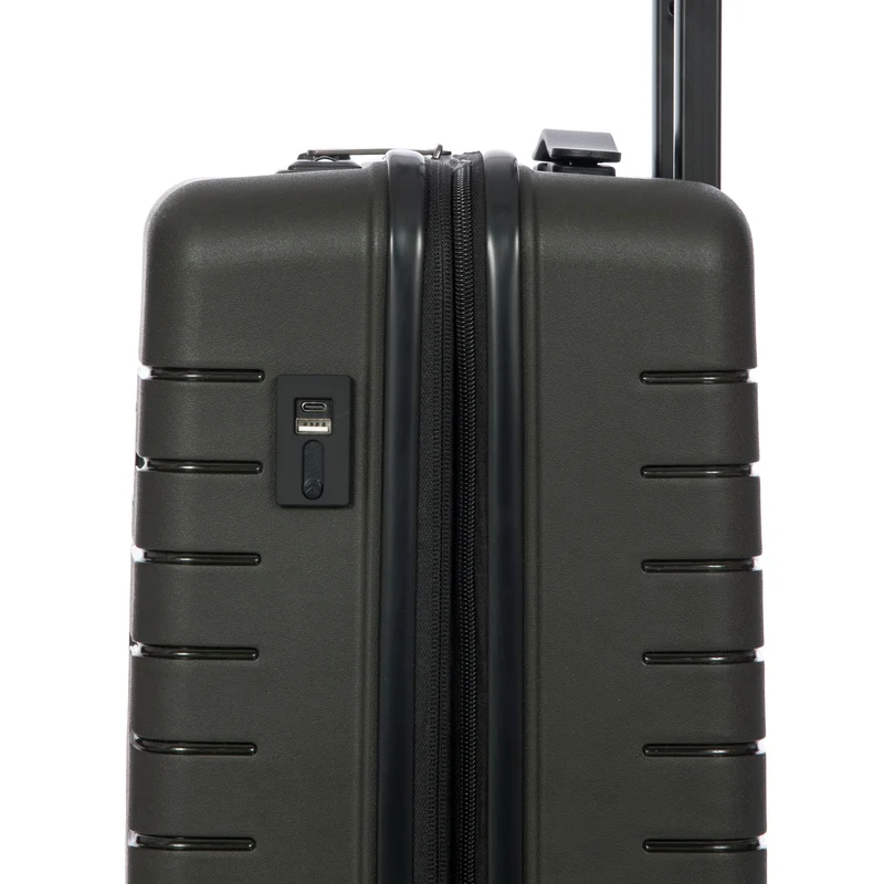 Brics BY Ulisse - Trolley de cabina de 4 ruedas 55 cm expandible (olive)