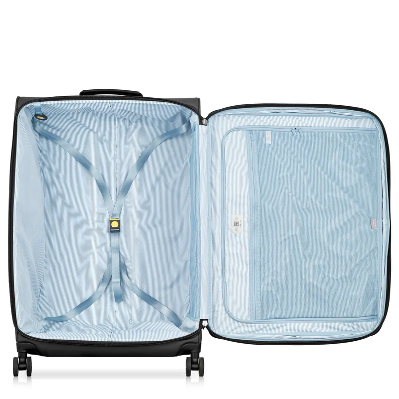 Delsey Paris Turenne Soft - Trolley de 4 ruedas 83 cm expandible (schwarz)