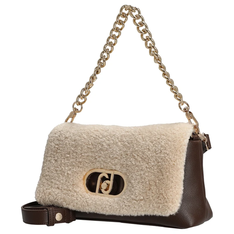 Liu Jo Lapuffy East/West - Bolso bandolera M 28 cm (moro light)