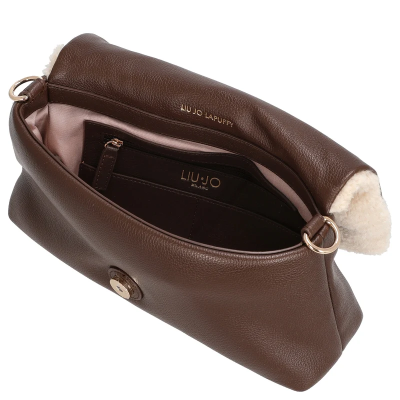 Liu Jo Lapuffy East/West - Bolso bandolera M 28 cm (moro light)