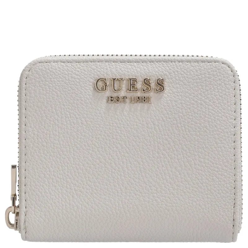 Guess Laurel II SLG Small Zip Around - Cartera 4cc 11 cm (ivory)
