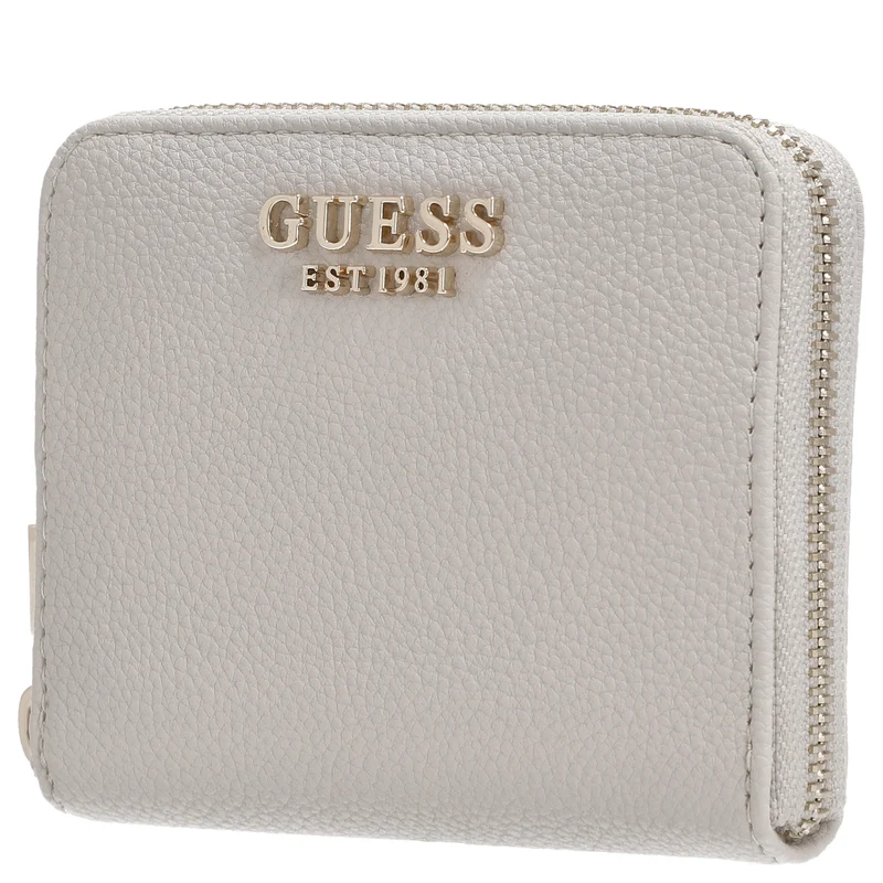 Guess Laurel II SLG Small Zip Around - Cartera 4cc 11 cm (ivory)