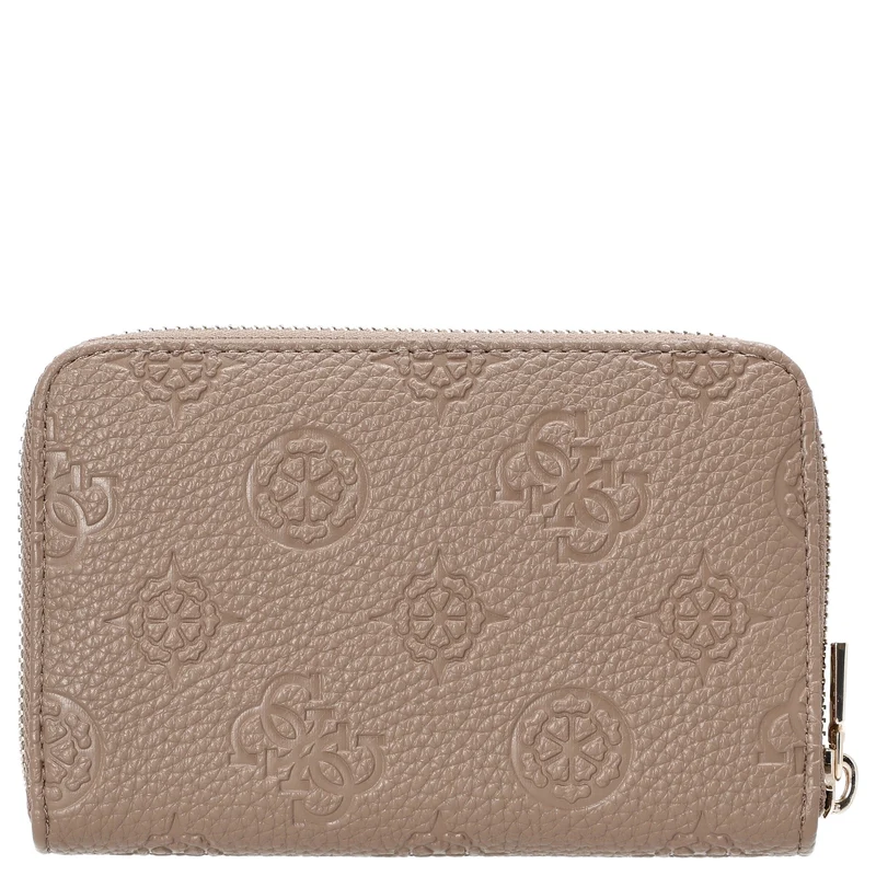 Guess Cresidia II SLG Med Zip Around - Cartera (Color: dark taupe logo)