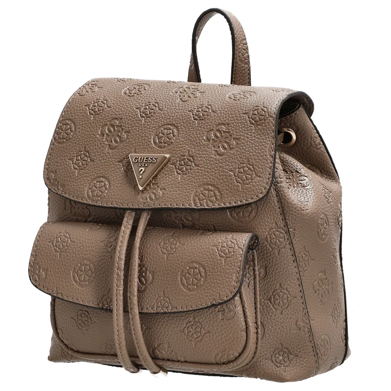 Guess Cresidia II SML - Mochila (logo taupe oscuro)