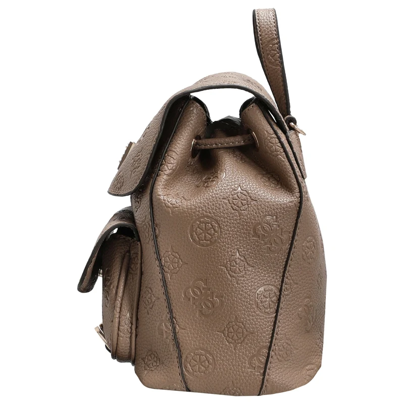 Guess Cresidia II SML - Mochila (logo taupe oscuro)