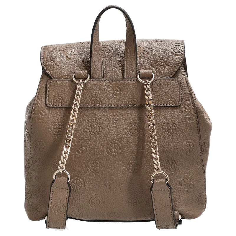 Guess Cresidia II SML - Mochila (logo taupe oscuro)
