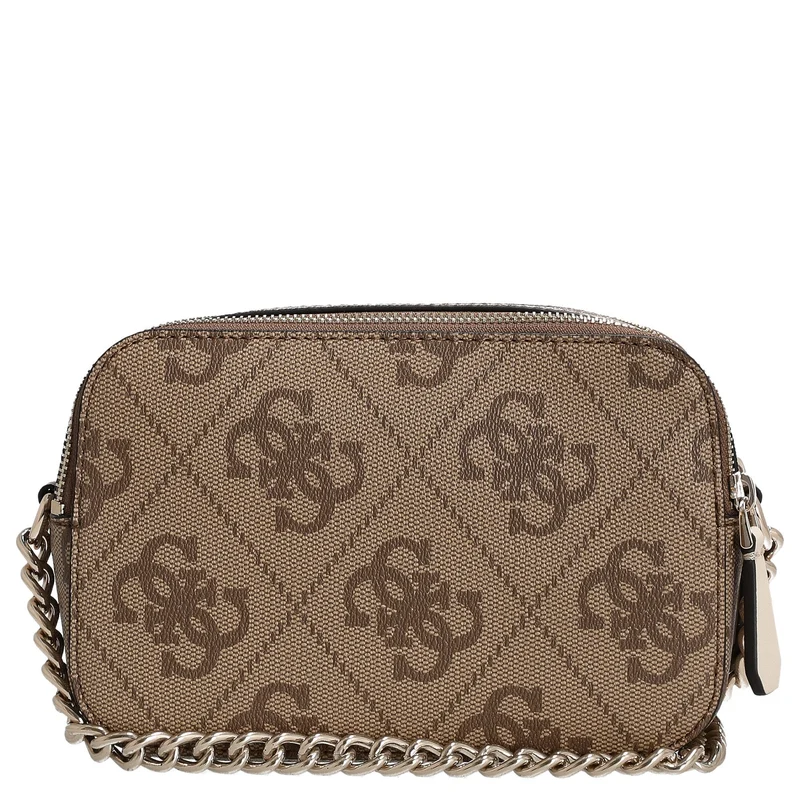 Guess Noelle II Crossbody - Bolso bandolera 20 cm (logo color latte)