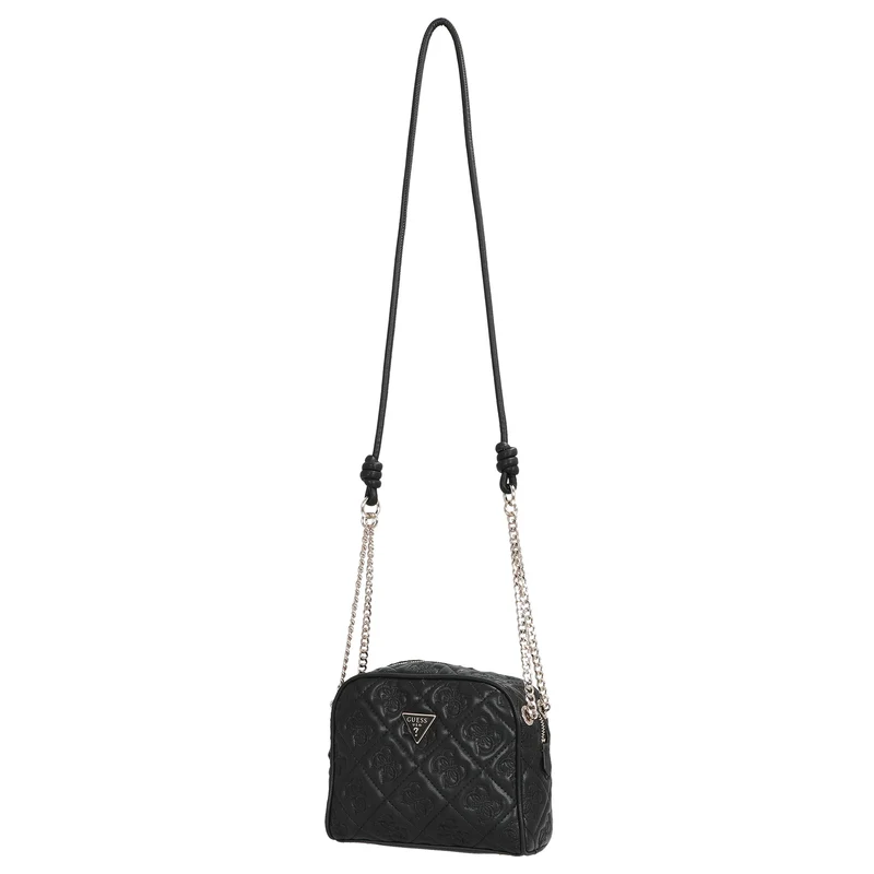 Guess Adelasia Camera Crossbody - Bolso bandolera 18 cm (negro)