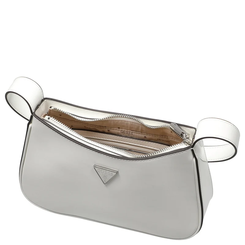 Guess Arnela Top Zip - Bolso de hombro 26 cm (white)