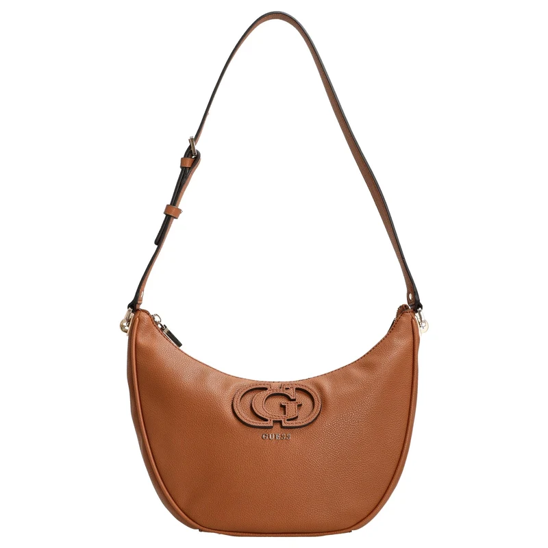 Guess Calebra Hobo - Bolso bandolera 19 cm (cognac)