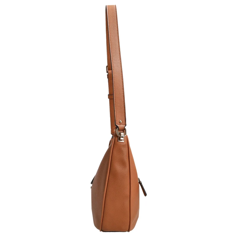 Guess Calebra Hobo - Bolso bandolera 19 cm (cognac)