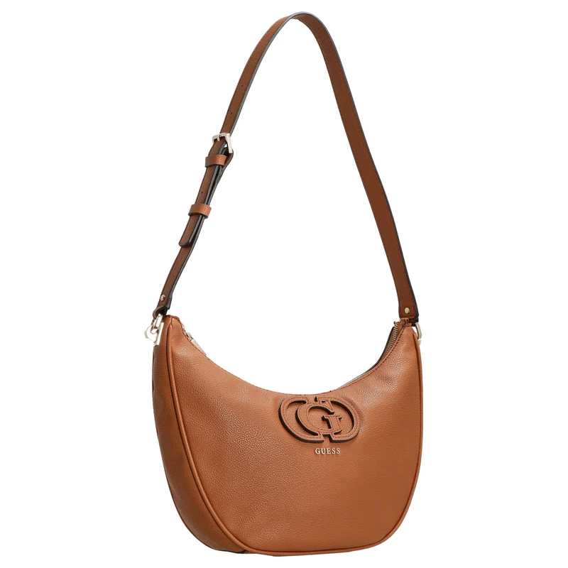 Guess Calebra Hobo - Bolso bandolera 19 cm (cognac)