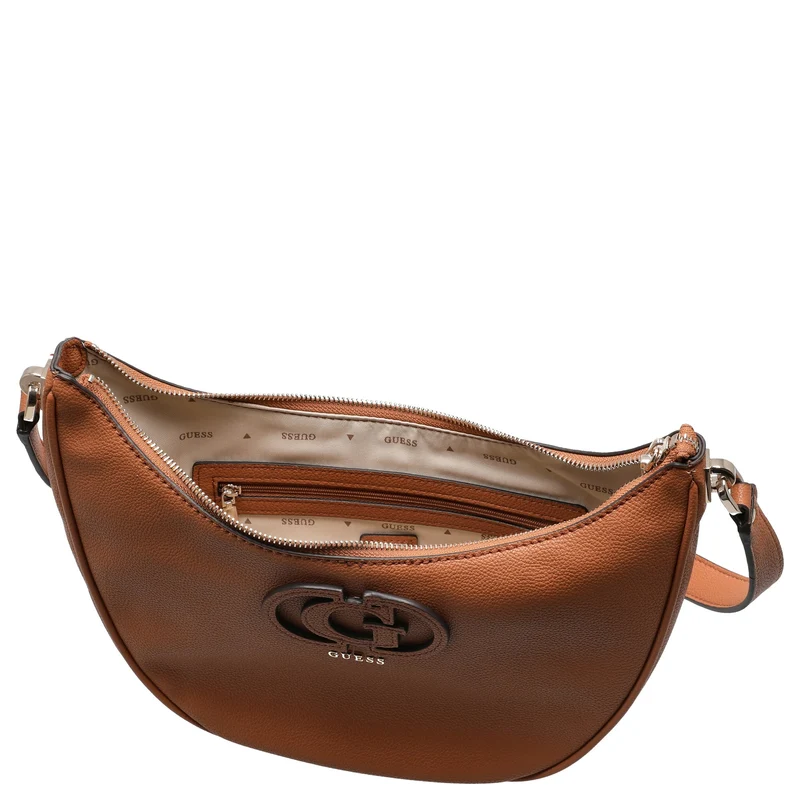 Guess Calebra Hobo - Bolso bandolera 19 cm (cognac)