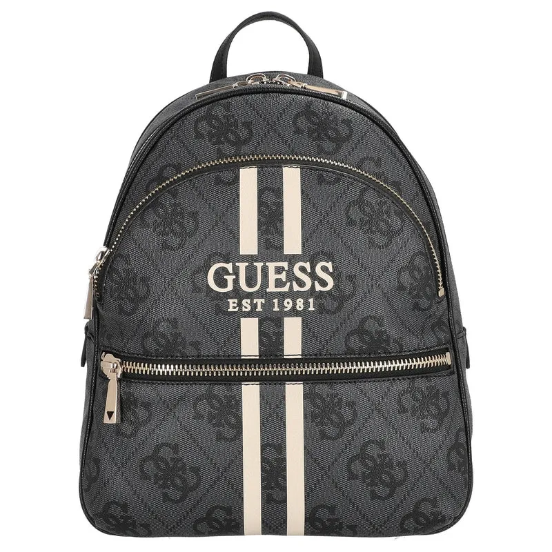 Guess Manhattan II Backpack - Mochila L (coal logo)