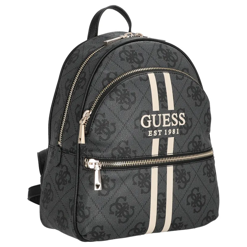 Guess Manhattan II Backpack - Mochila L (coal logo)