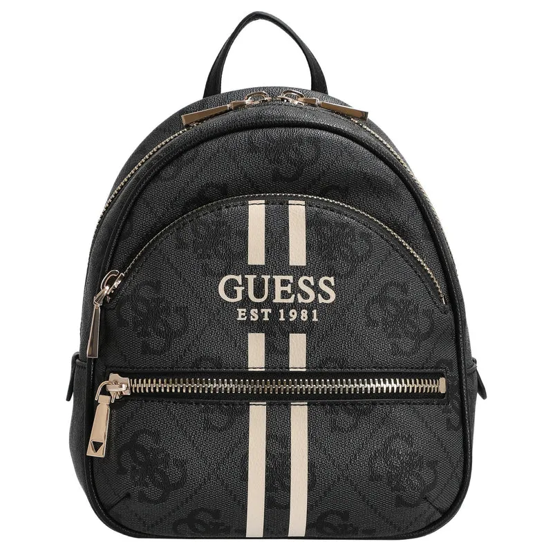 Guess Manhattan II Backpack - Mochila 27,5 cm (logo coal)